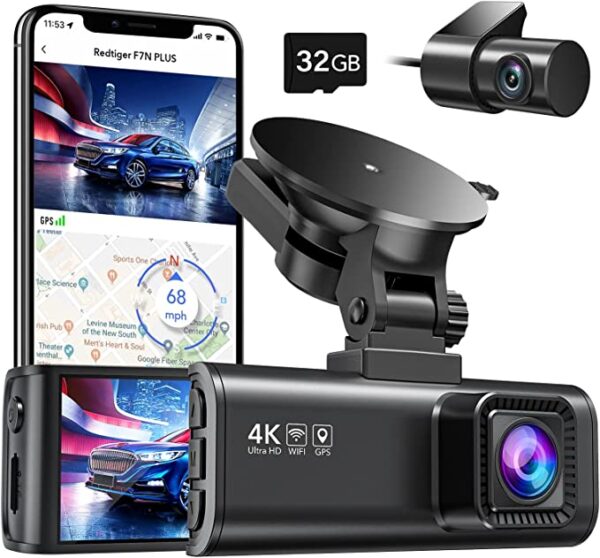 ## REDTIGER 4K Dashcam Voiture Wi-FI GPS Caméra Voiture La Dashcam REDTIGER 4K est une caméra embarquée pour voiture qui vous permet de capturer chaque détail de votre voyage. Avec un écran 3,18”, elle est dotée d’une distance focale TYPE-C et d’une mémoire de 1. Elle est équipée de nombreuses caractéristiques spéciales telles que l’enregistrement en boucle/Loop Recording, le Time-lapse, le WDR, le G-sensor, les caméras doubles avant et arrière 4K/2.5k et est compatible avec les smartphones. Elle est disponible en noir et est garantie 2 années. Malheureusement, les informations sur les pièces détachées sont indisponibles. La REDTIGER 4K Dashcam Voiture Wi-FI GPS Caméra Voiture est le produit idéal pour ceux qui souhaitent avoir une vision complète et détaillée de leur voyage. Elle est facile à installer et à utiliser et offre une qualité d'image exceptionnelle. De plus, elle est livrée avec une garantie de 2 ans et est disponible à un prix abordable. N'attendez plus pour vous offrir la Dashcam REDTIGER 4K et profitez d'une qualité d'image et d'un enregistrement exceptionnels.